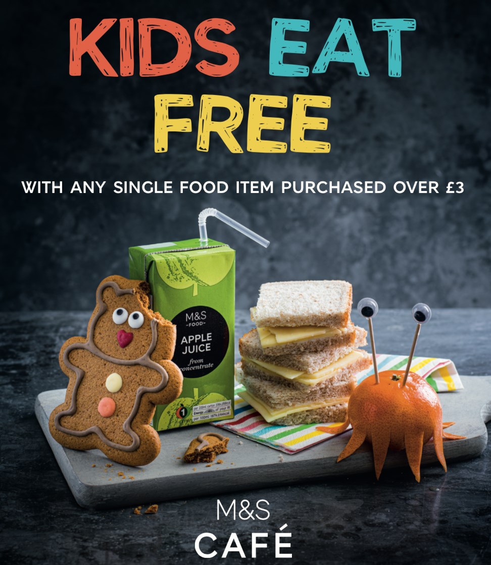 Kids eat Free poster